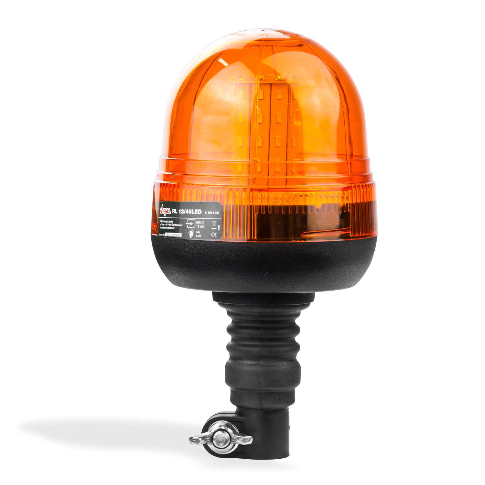Dema Drehlicht Rundumleuchte Orange LED40 12V