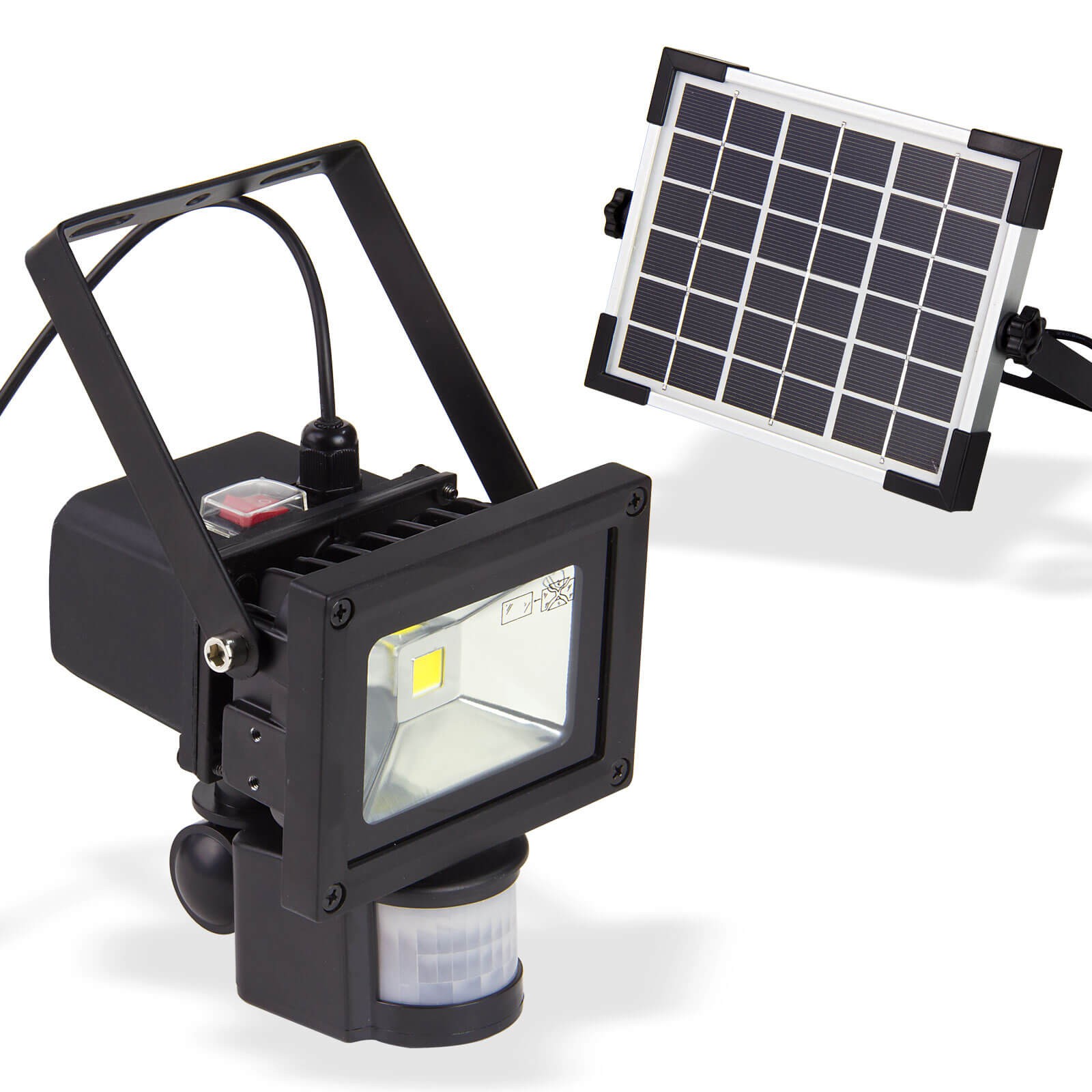 DEMA Solar LED Scheinwerfer mit Bewegungsmelder