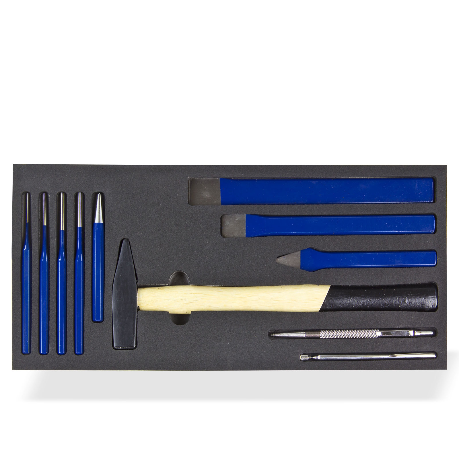 Werkzeugeinlage Hammer-/ Meissel Set 11-tlg.