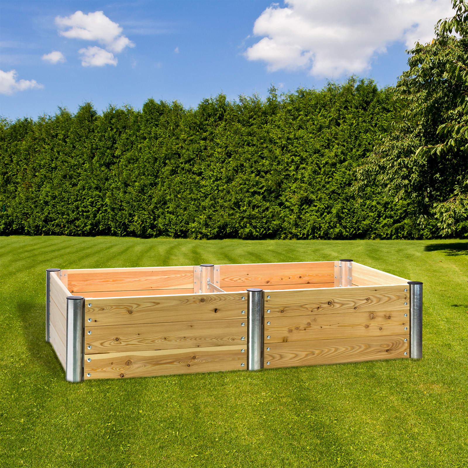 Dema Hochbeet Holz 'Premium Duo' rechteckig | 45 cm