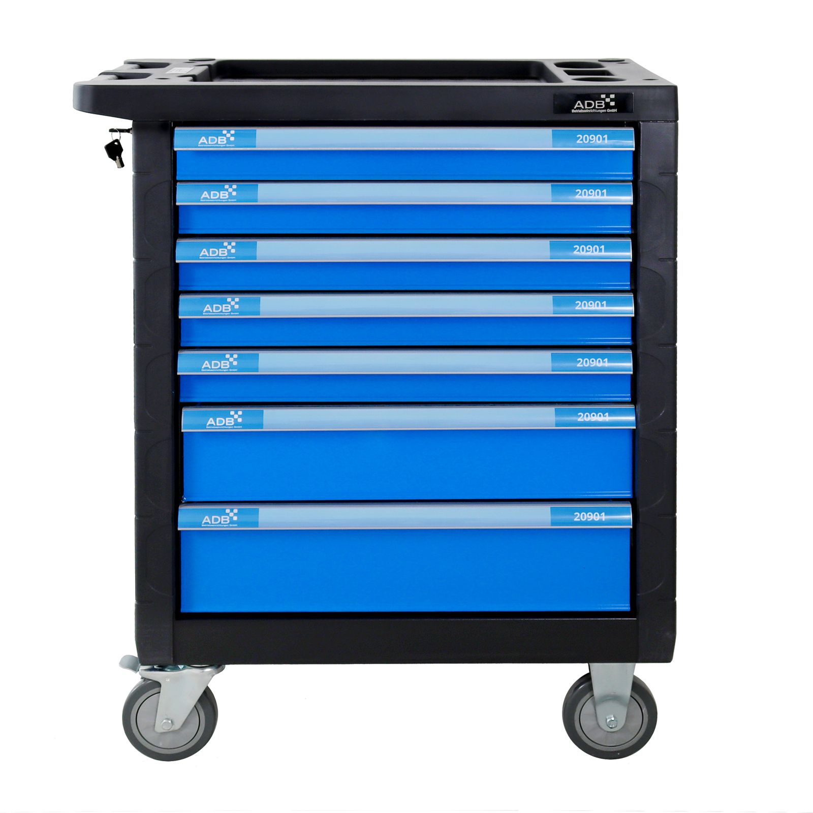 Werkstattwagen LIGHTNING 7 Schubladen blau
